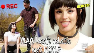 MAN HEEFT EEN RELATIE MET EEN HOND HUPSAKEE