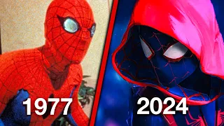 Evolution of SPIDER-MAN Movies & TV Series (1977 - 2024)