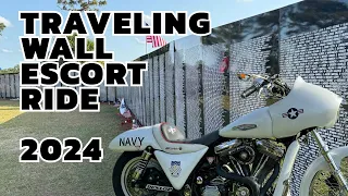 Vietnam Traveling Wall Escort Ride 2024 Brevard County, FL