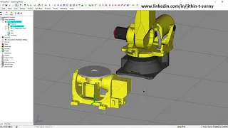 Extended axes and Additional Motion Group Setup and Control in Fanuc Roboguide.