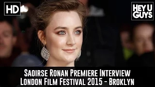 Saiorse Ronan Interview - Brooklyn Premiere