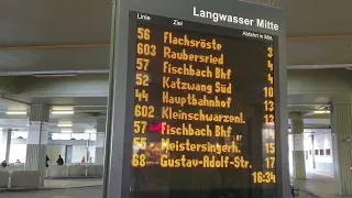 Fahrgast Information (Durchsage) bei Langwasser Mitte_4K