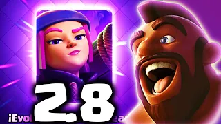 "¡EL MEJOR MAZO de MONTAPUERCO en CLASH ROYALE!" HOG DECK 2.8