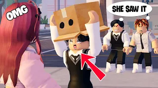 👉 Boy won't show face in school | Episode 1-3 | Story Roblox