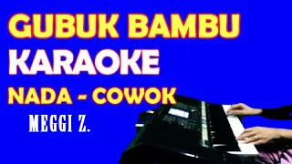 GUBUK BAMBU MEGGY Z. - KARAOKE [VOCAL COWOK] LIRIK, HD Old Song