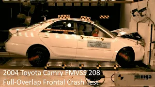 2002-2006 Toyota Camry FMVSS 208 Unbelted Full-Overlap Crash Test