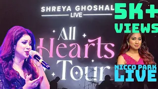 Shreya Ghosal live concert 2023 Full | HD | All hearts tour 2023 Kolkata #shreyaghosal #liveconcert