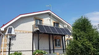 Солнечная электростанция в загородном доме