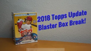 2018 Topps Update Blaster Box Break! I hit one of the RC's!