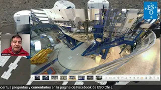 Charla y Visita virtual guiada por astrónomos en Observatorio Paranal CHILE de ESO en español.