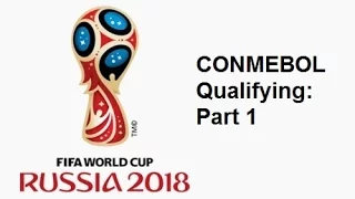 2018 FIFA World Cup: South American Qualifying - Part 1