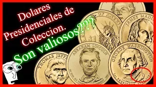 Dolares Presidenciales de colección- Conmemorativas para Coleccionar- Precios y detalles.