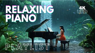 Rainy Forest Piano  🌿  Stop Overthinking  🌿 Calm Down And Let's Relax