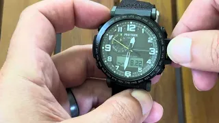 Casio Pro Trek model 5497 Demo and Review