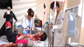 DR  KANG MO YEON IN ACTION TO SAVE CAPT  YOO SI JIN SONG HYE KYO & SONG JOONG KI   SONGSONGCOUPLE