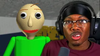 MY FIRST TIME PLAYING BALDI'S BASICS SUCKED..