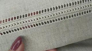 Обробка краю петлевою мережкою| Закріпка нитки| Hand embroidery|