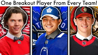 One Potential BREAKOUT Player From EVERY NHL Team! (NHL Prospect Rankings & Red Wings/Leafs Rumors)