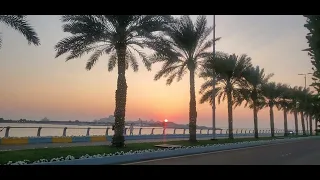 2024 First Sunset From UAE 🇦🇪 Abudhabi