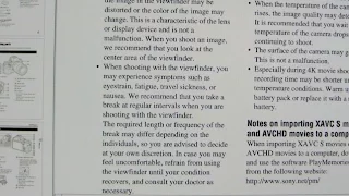 Angry Photographer: SONY EPIC HILARIOUS!! Sony warns users that its camera might sicken you!!