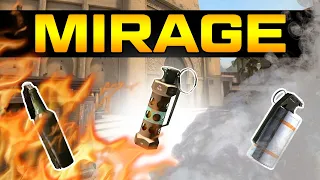 Must Know Mirage Smokes, Molotovs, & Flashes (Essential in 2020)