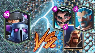 PEKKA + MEGA KNIGHT 🆚 WIZARD TEAM