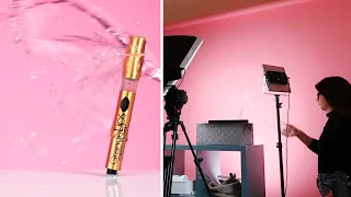 I made a NATIONAL lip gloss commercial in my living room. (yes, a real one.)