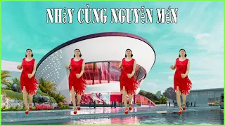 ABC Bachata Line Dance (Beginner) Demo l 에이비씨 바차타 라인댄스 l Linedance -- Nhảy Cùng Nguyễn Mến