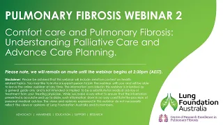 Live Well, Breathe Better: Pulmonary Fibrosis: Understanding Palliative Care & Advance Care Planning