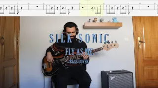 Bruno Mars, Anderson .Paak, Silk Sonic // Fly As Me [Bass Cover + Tabs]