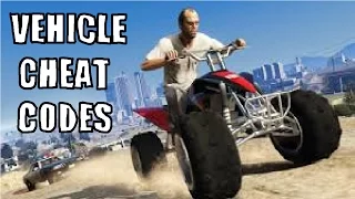 GTA 5 CHEAT CODES FOR VEHICLES