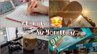 2 GÜNÜMÜ SİZ YÖNETTİNİZ 🐣 | 6'dan 7'ye Hazırlık Study Vlog #3 🧚‍♀️ | Piknik 🐢🌳