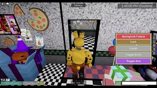 Archived Nights (FNAF Roleplay) roblox springlock fail springbonnie + william afton/Fernandotheman22