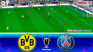 Borussia Dortmund vs PSG - UEFA Champions League 23/24 Semi/Final | EA FC 24 Gameplay PC