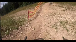 Спуск по вело трасі за 58 секунд, Буковель Карпати  / Bukovel Bike Park ukraine / Відео про Україну