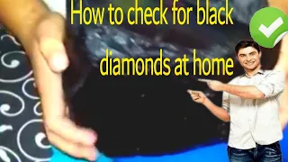 How to identify black diamonds at home in the easiest way possible