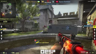 paz   1vs2 AWP clutch CT   post plant situation to keep Natus Vincere off map point