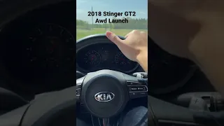 0-60 AWD Launch #stinger #twinturbo #car (Recorded on a  #iphone13promax )