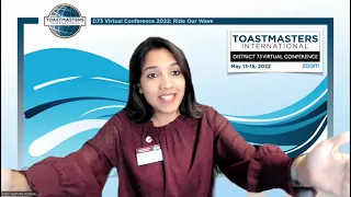 Annual Conference 2022 Announcement II April 2022 II District 73 Toastmasters