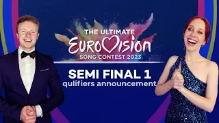 THE ULTIMATE EUROVISION 2023 | SEMI FINAL 1 QUALIFIERS (w/ Noosh101 and ESC SILVER)