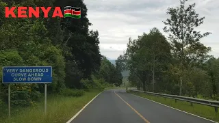 Scenic but Dangerous Kenyan road. Wundanyi Mwatate.