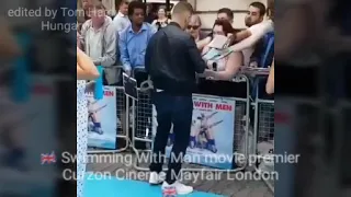 Charlotte Riley and Tom Hardy at the Swimming with man movie premier