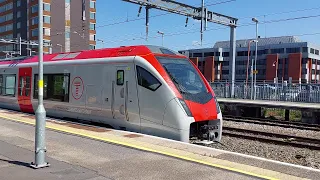 Class 756 departing Swindon