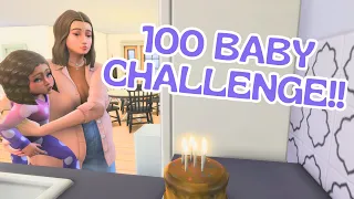 100 Baby Challenge: Episode 7 Surviving a FIRE?? | The Sims 4