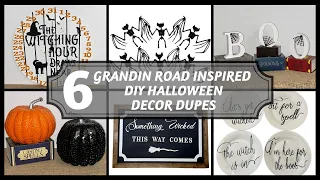 Grandin Road Halloween Decor DIY Dupes | Halloween 2022