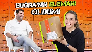 Bir Günlüğüne Buğra'nın Elemanı Oldum!  #amazon #vlog #amerika