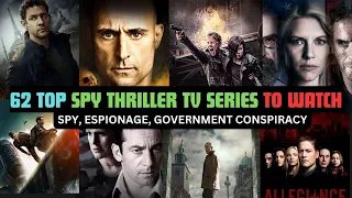 Top 62 Spy Thriller TV Series- Government Conspiracy, Espionage Shows like Night Agent and Jack Ryan