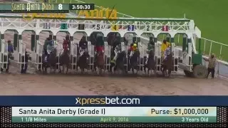 Santa Anita Derby (Gr. I) - Saturday, April 9, 2016 HD