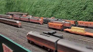 Railfanning the N Scale Milwaukee Road LaCrosse Division