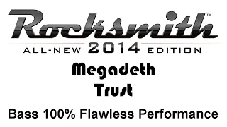 Megadeth "Trust" Rocksmith 2014 bass cover finger